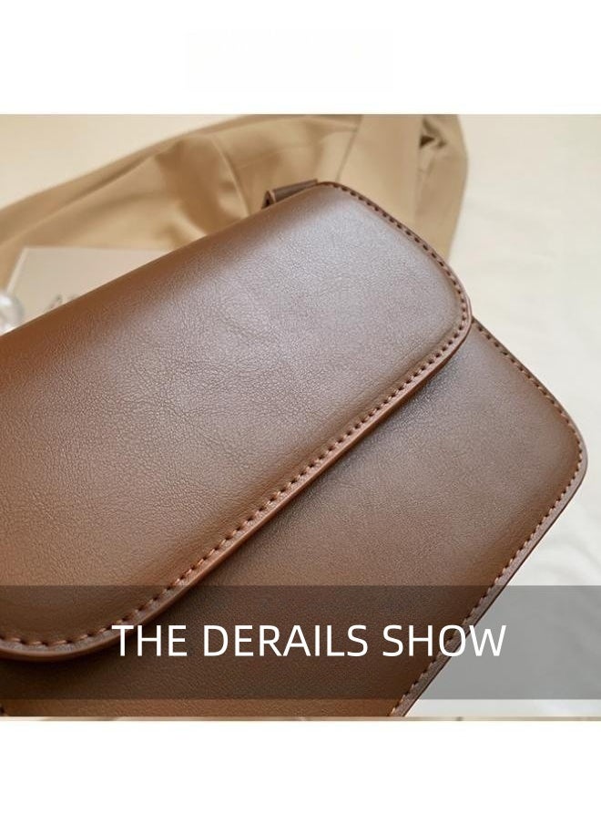 Women's Fashionable Shoulder Bag, Ladies Retro Solid Color Underarm Bag Crossbody Bag Side Bag Sling Bag, Daily Travel Crossbody Bag Handbag Tote Bags Carry Bags Clutch Bag