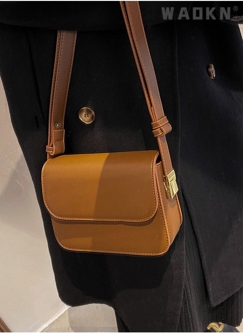 Women's Fashionable Shoulder Bag, Ladies Retro Solid Color Underarm Bag Crossbody Bag Side Bag Sling Bag, Daily Travel Crossbody Bag Handbag Tote Bags Carry Bags Clutch Bag
