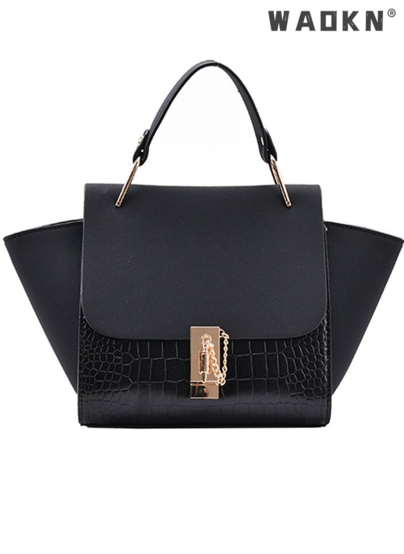 Women's New Frosted Shoulder Bag, Ladies European and American Style Chain Crossbody Bag Side Bag Sling Bag, Simple Retro Large Capacity Carrying Bag Handbag Tote Bag