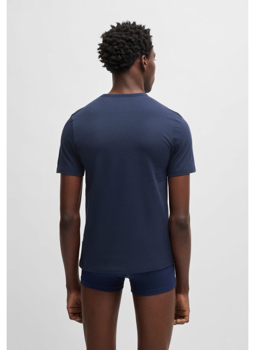 Three-pack of underwear T-shirts in cotton jersey