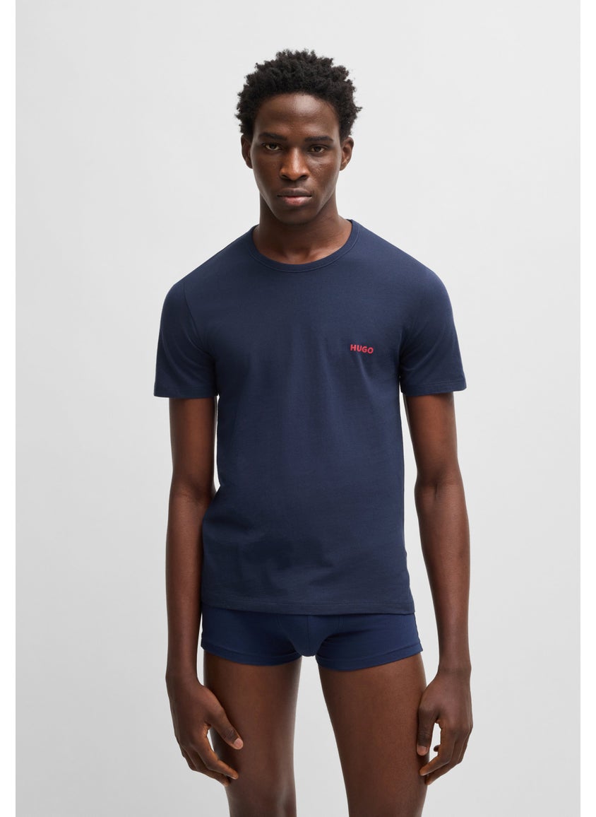 Three-pack of underwear T-shirts in cotton jersey