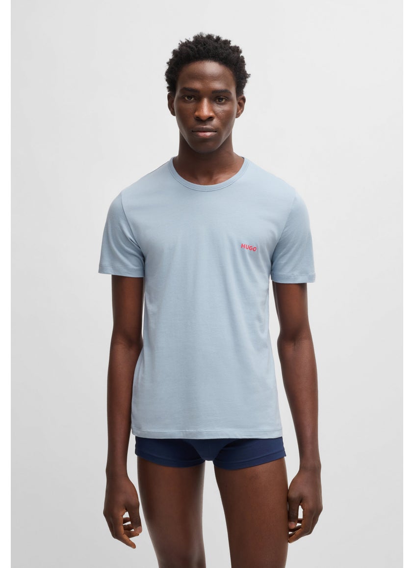 Three-pack of underwear T-shirts in cotton jersey
