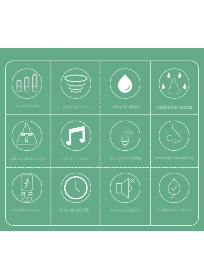 Electric Baby Nasal Aspirator - Powerful Split Design for Fresh Breathing