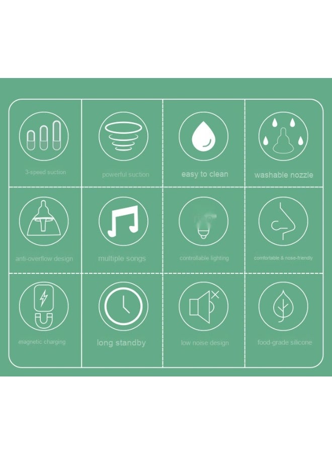 Electric Baby Nasal Aspirator - Powerful Split Design for Fresh Breathing