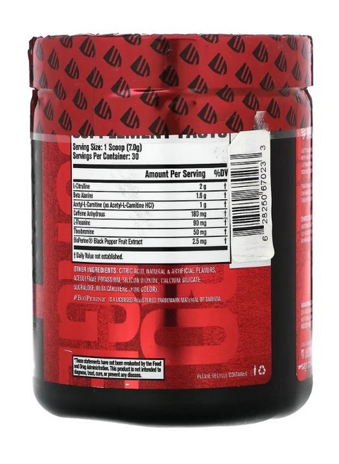 Nitro Surge Shred Thermogenic Pre Workout Orange Pineapple 7.4 oz 210 g