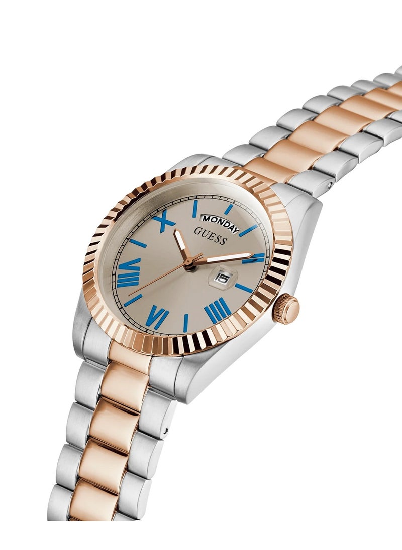 Men's Connoisseur Quartz Two tone Stainless Steel Watch GW0265G13 - 42 mm