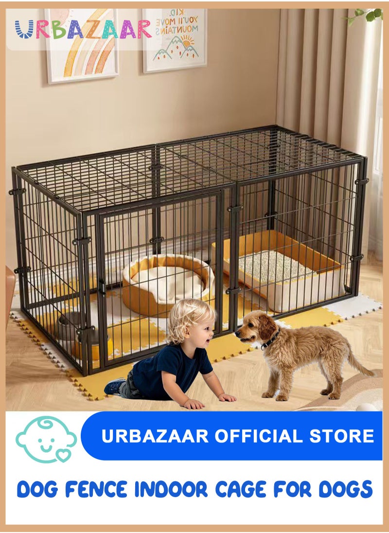 Dog Playpen Foldable 8 Panels Dog Pen 47