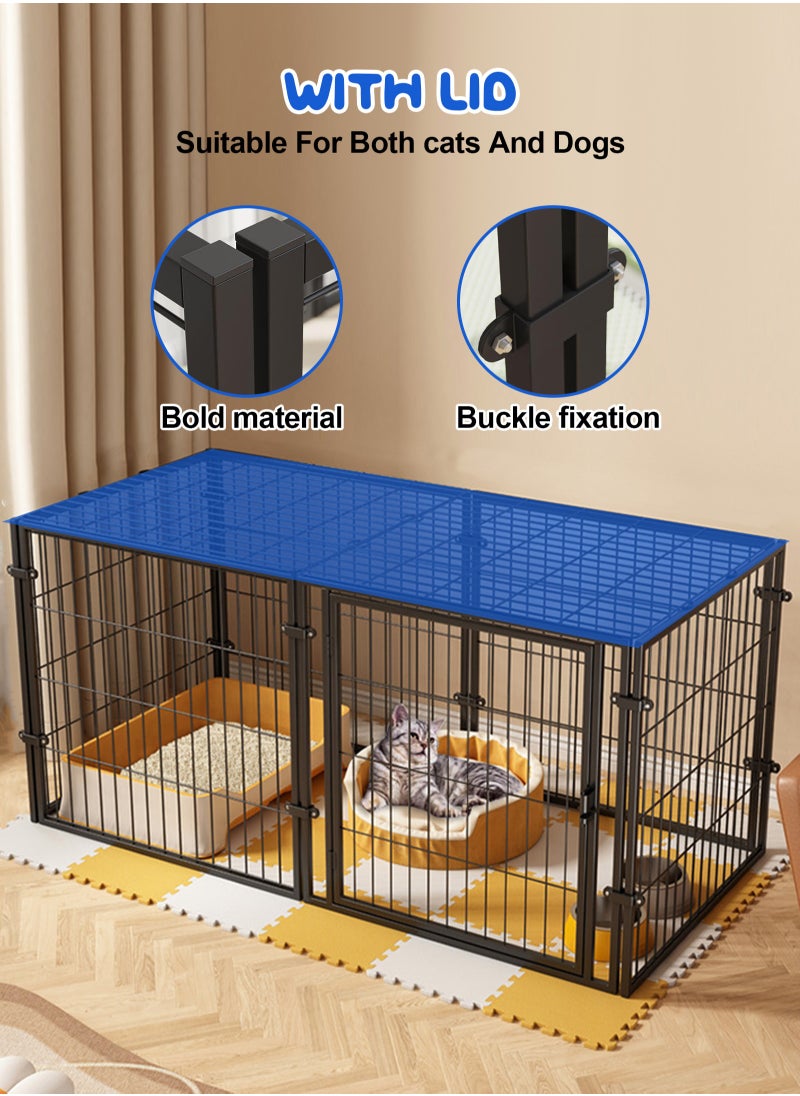 Dog Playpen Foldable 8 Panels Dog Pen 47