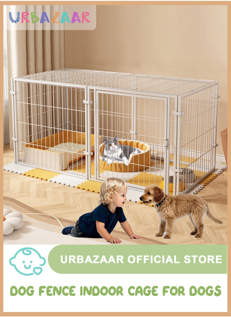 Dog Playpen Foldable 8 Panels Dog Pen 47