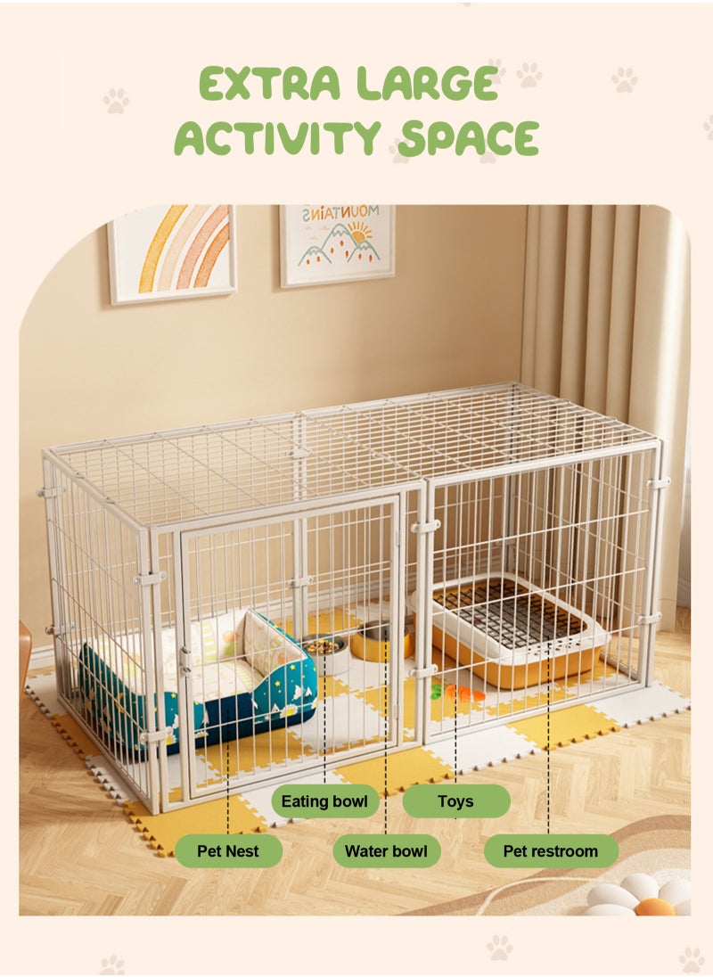 Dog Playpen Foldable 8 Panels Dog Pen 47