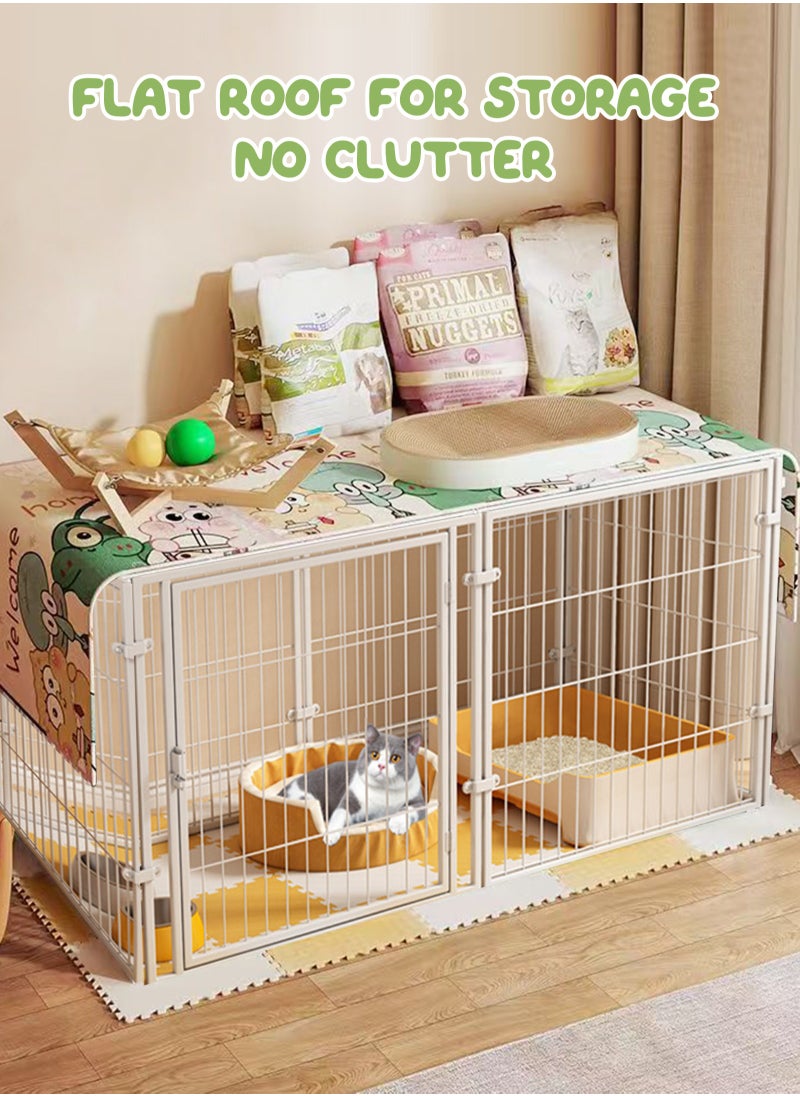 Dog Playpen Foldable 8 Panels Dog Pen 47