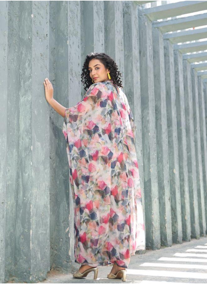 Pink Floral Print Co-ord Set