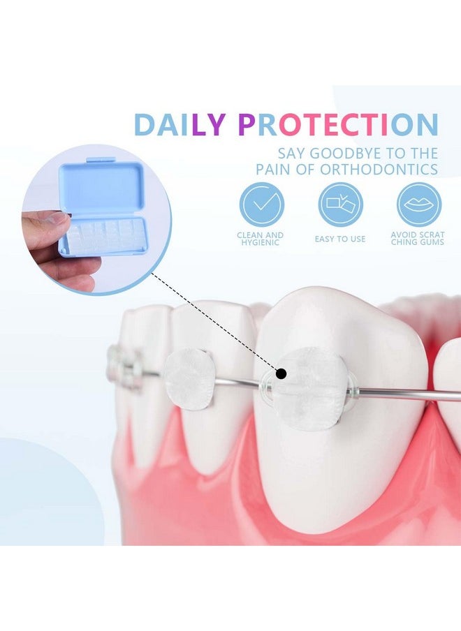 KISEER 12 Pack Colorful Orthodontic Wax Dental Wax for Braces Wearer