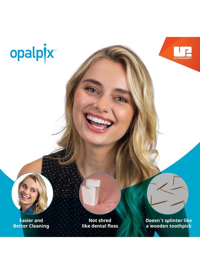 Ultradent Opalpix Dental Picks (6 Pack) 32ct per Pack Toothpicks Opalescence Teeth Products Plastic Tooth Dental Pick Oral Care Soft Gum 5590-6