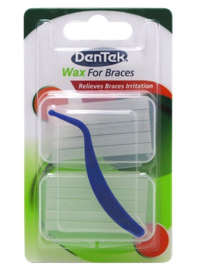 Platypus Ortho Flosser (2 Packs of 30), & Dentek Wax for Braces