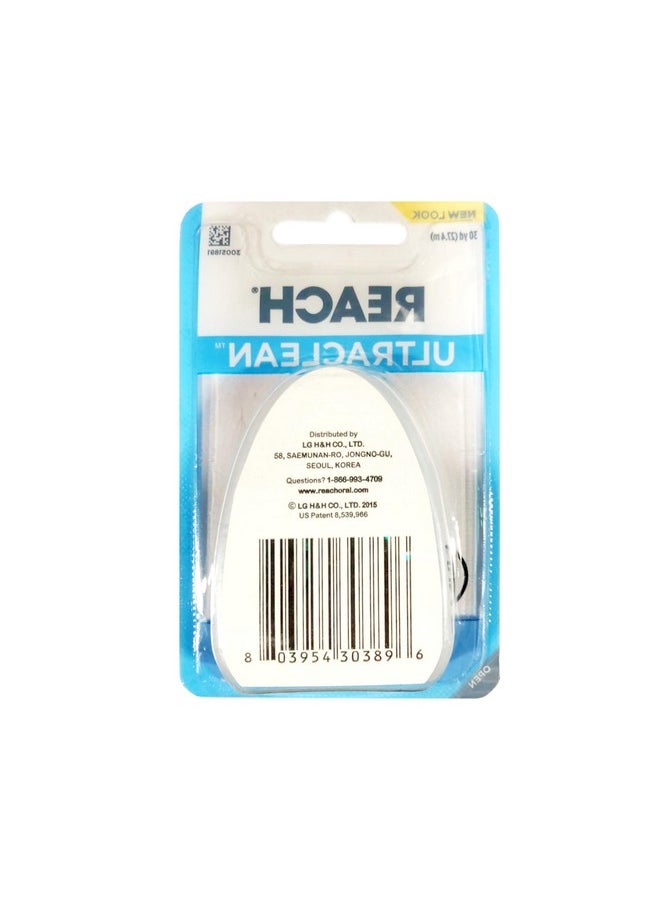 REACH Ultra Clean Flo Size 30yar Listerene Ultra Clean Floss 30yard (Pack of 10)
