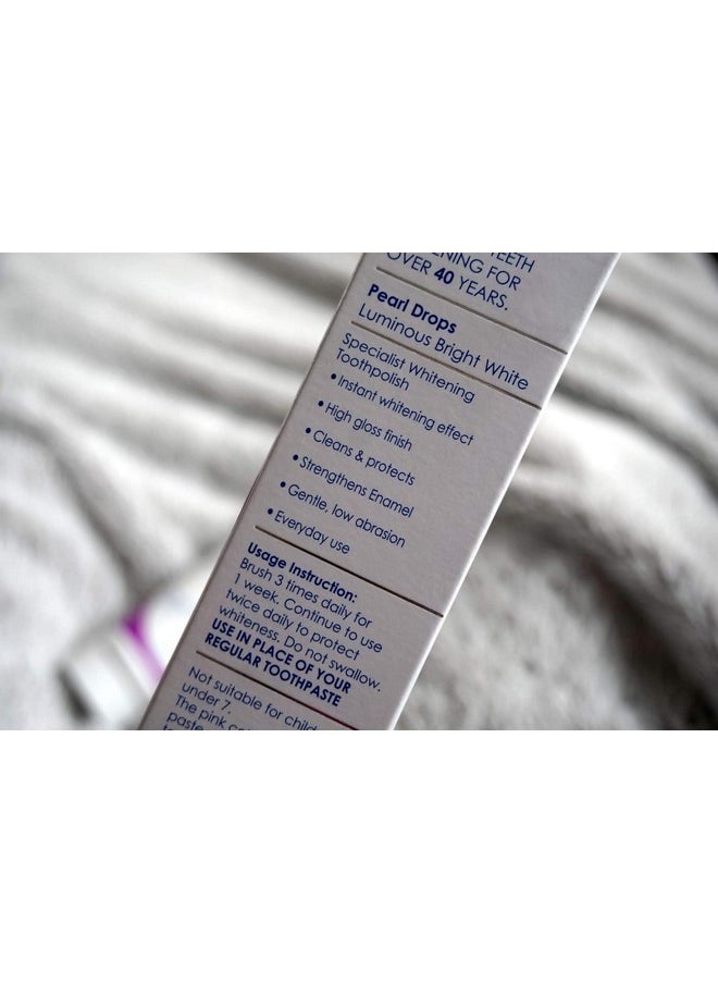 Pearl Drops - Luminous Bright White Toothpolish - Whitening Effect - Pro-Shine Complex - 75ml