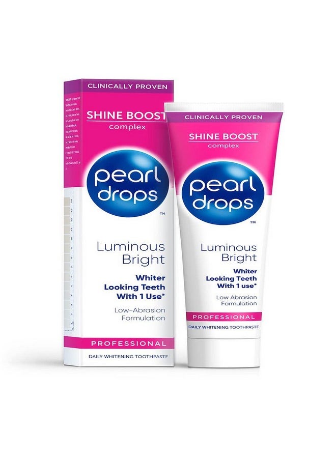Pearl Drops - Luminous Bright White Toothpolish - Whitening Effect - Pro-Shine Complex - 75ml