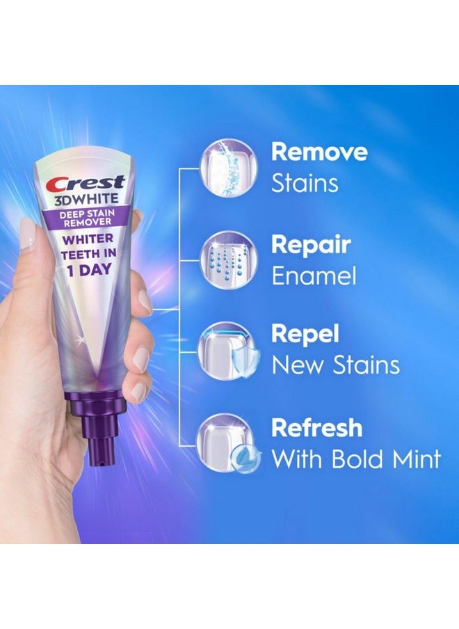 Crest 3DWhite Brilliance Deep Stain Remover Brilliant White Toothpaste - 3.1oz/2pk