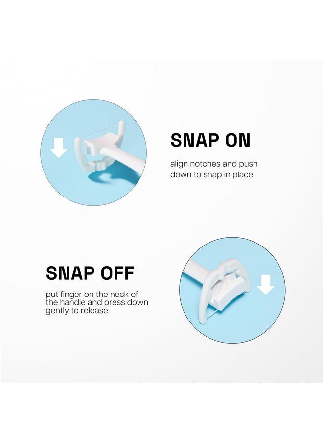 Reach Ultraclean Access Flosser Bundle, Mint, Plaque Remover for Teeth, for Hard to Reach Areas, Oral Care, PFAS-Free, 1 Flosser Starter Kit + 3 Packs Refill Heads