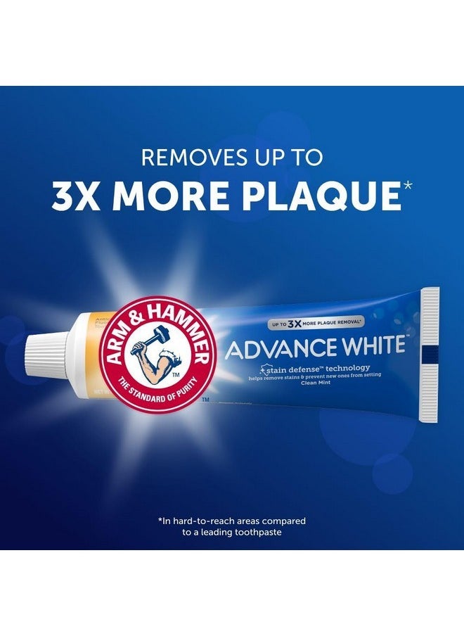ARM & HAMMER Advance White Baking Soda & Peroxide Toothpaste, Extreme Whitening 4.3 oz (Pack of 2)