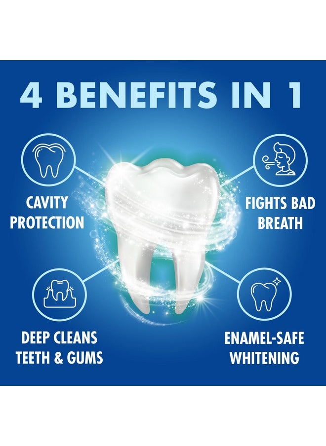ARM & HAMMER Toothpaste Plus TheraBreath Breath Fresheners, Invigorating ICY Mint Flavor, Whitening Anticavity Fluoride Toothpaste for Bad Breath, 5.5 Oz (Pack of 2)