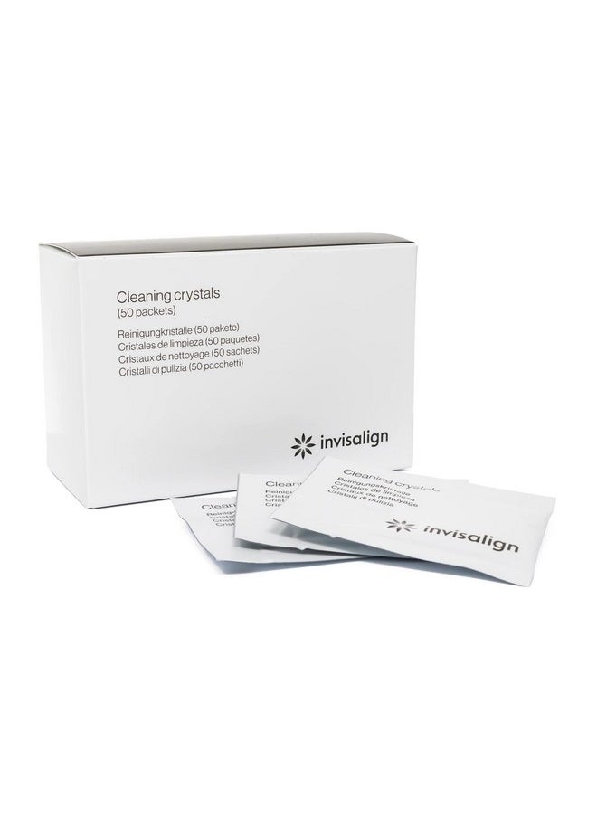 INVISALIGN Cleaning Crystals for Clear Aligners and Retainers, (50 Packets)