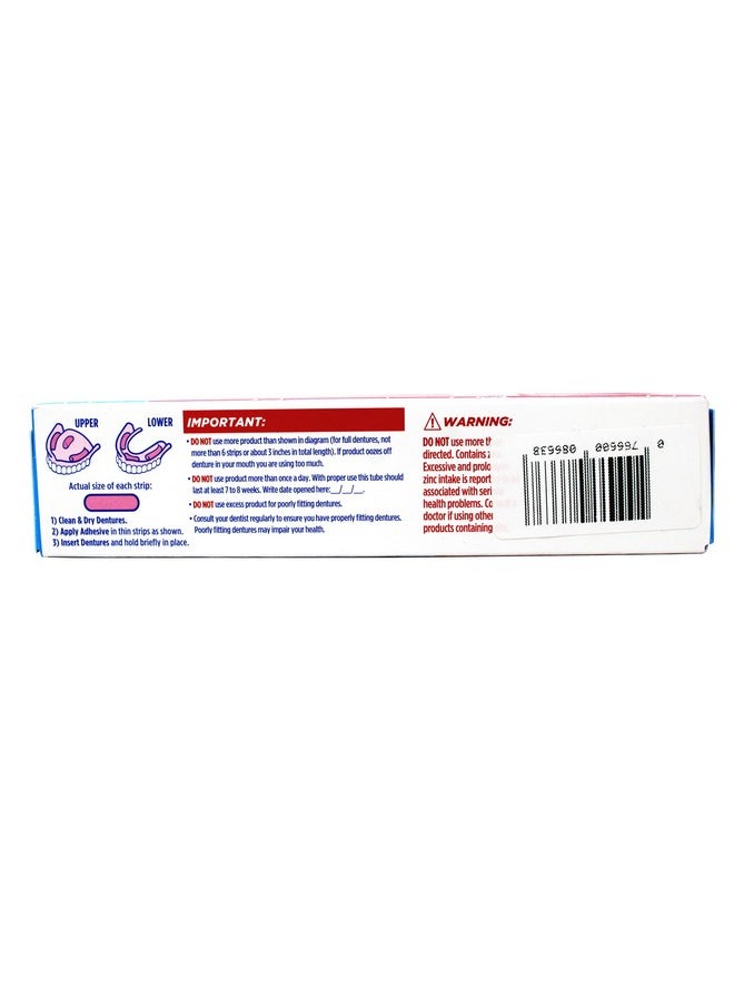 Fixodent Original Denture Adhesive Cream-2.4 oz, 4 pk
