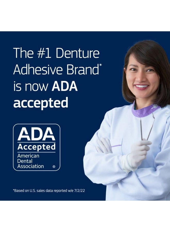 Fixodent Professional Ultimate Denture Adhesive Cream for Full and Partial Dentures, 1.8 oz, 4 Pack