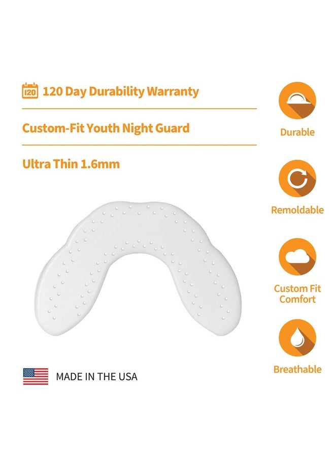 SOVA Junior Night Guard, Purple Punch - 1.6mm Thin - Custom-Molded Fit - Protects Against Nighttime Teeth Grinding & Clenching - FSA/HSA Eligible - Odor & Taste Free - Remoldable Up to 20 Times