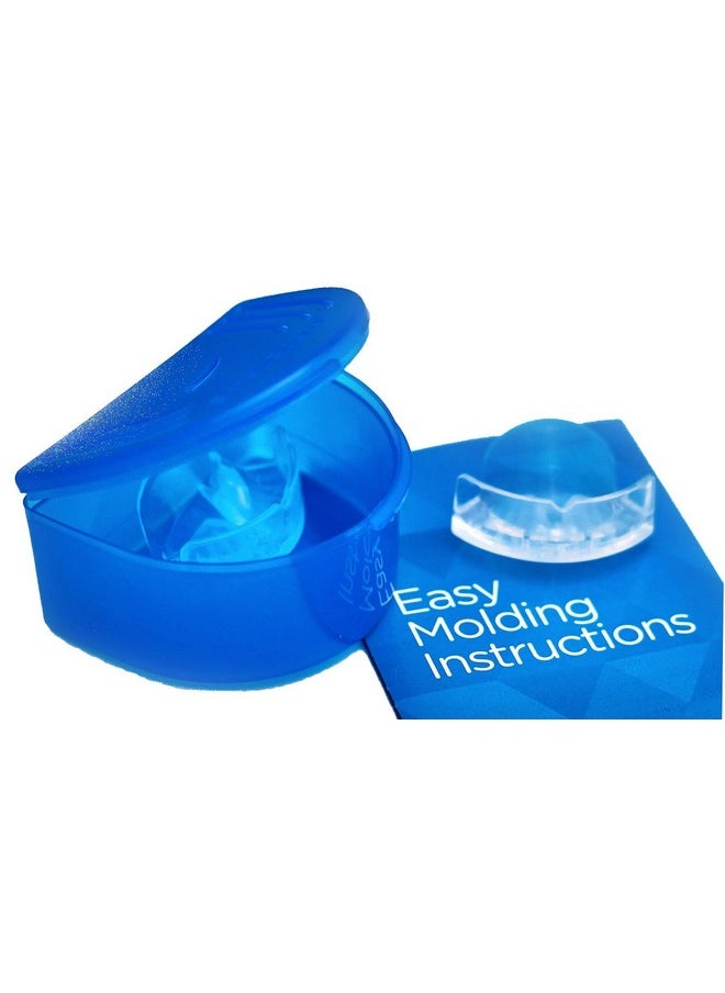 Dental Guard SMARTGUARD ELITE (2 Guards 1 Travel case) Front tooth Custom Anti Teeth Grinding Night Guard for Clenching - Dentist Designed - Bruxing Splint Mouth Protector for Relief of Symptoms