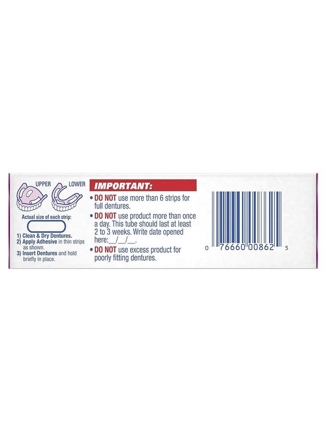 Fixodent Denture Adhesive Cream Original 0.75 oz (Pack of 12)