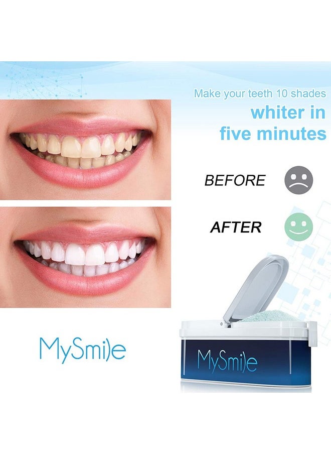 MySmile Teeth Whitening Powder for Tooth Whitening, Toothpaste Natural Powder Teeth Whitener, Enamel Safe Whitening Tooth Cleaning Powder, Tooth Stain Remover and Polisher, Fresh Mint