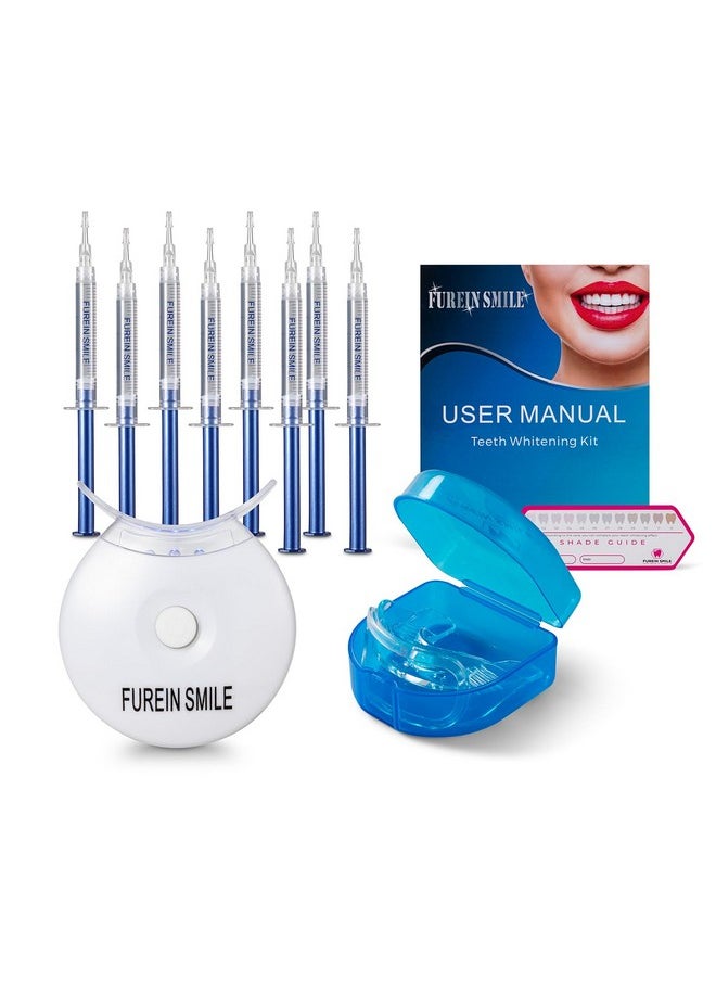 Premium Teeth Whitening Kit with 5 LED Laser Light, Safe for Sensitive Teeth, Soft Duplex Silicone Mouth Guard Free Teeth Shade Guide