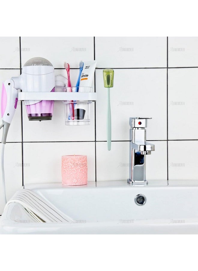 AUEAR, 6 Pack Toothbrush Holder with Suction Cup Toothbrushed Head Covers Caps Protector Case Box for Bathroom Wall Mirror Home Outdoor Travel