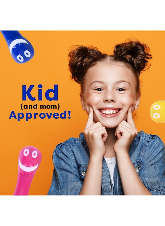 Kids Travel Toothbrush, Soft Toddler Toothbrush, Child Travel Toothbrush Gentle Bristles For Home, School, Camp, Sleepovers, Kids Folding Toothbrush Handles For Tiny Hands Boys and Girls (3 Pack)