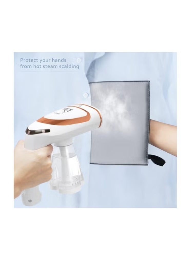 Steamer Gloves, Garment Steamer Ironing Glove, Waterproof Anti Steam Mitt with Finger Loop, Complete Care Protective Garment Steaming Mitt, Heat Resistant Gloves for Clothes Steamers