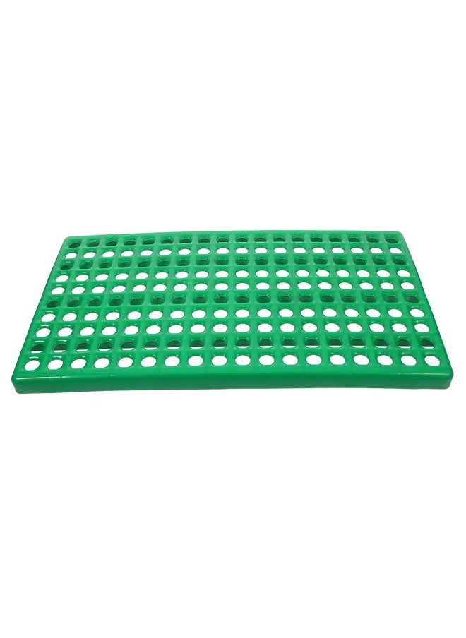 POPETPOP Rabbit Cage Mat for Feet: Rabbit Floor Mat with Hole Rabbit Resting Mat Rabbit Cage Liner Foot Resting Pads for Bunny Guinea Pig Chinchilla Ferret, 50.00X30.00X2.00CM, Black