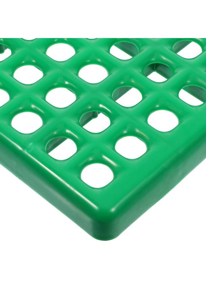 POPETPOP Rabbit Cage Mat for Feet: Rabbit Floor Mat with Hole Rabbit Resting Mat Rabbit Cage Liner Foot Resting Pads for Bunny Guinea Pig Chinchilla Ferret, 50.00X30.00X2.00CM, Black