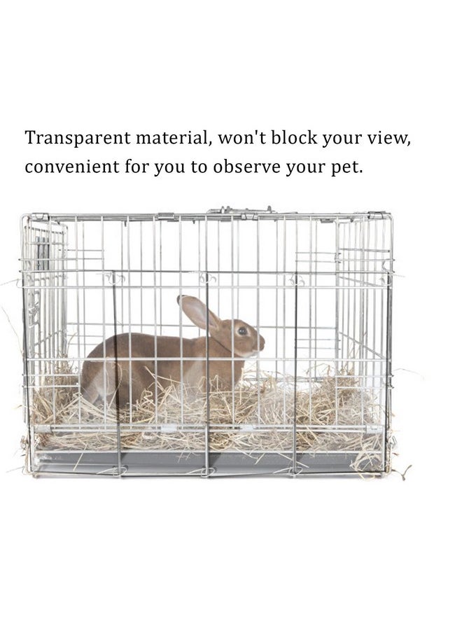 15 Pcs Pet Cage Liner, 14'' x 4.7'' Hamster Cage Rabbit Cage Liner Urine Guard Clear Cage Edge Liners for Bunny Guinea Pig Hamster Ferret Chinchilla Birds Small Animals Cage Accessories