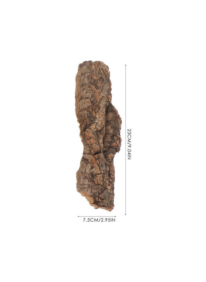 balacoo Terrarium Tree Bark: 8pcs Reptile Bark Decoration Natural Cork Bark Backdrop Reptile Tank Background Leopard Cork Bark - Tarantula Enclosure Accessories