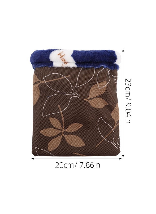 POPETPOP Hamster Sleeping Bag : Warm Hamster Bed Hamster Sleeping Pouch Hamster Nest Small Animal Hideout for Hamster Hedgehog, Random Color, 9.06 x 7.09 x 2.95 Inches
