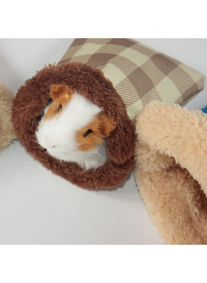 POPETPOP Hamster Sleeping Bag : Warm Hamster Bed Hamster Sleeping Pouch Hamster Nest Small Animal Hideout for Hamster Hedgehog, Random Color, 9.06 x 7.09 x 2.95 Inches