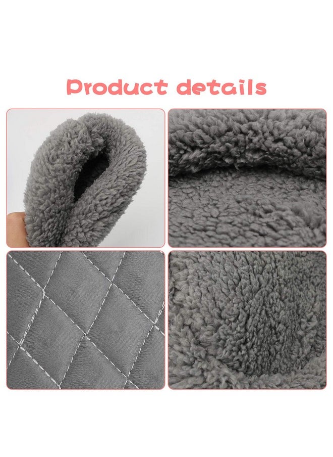BWOGUE Hamster Bed,Round Velvet Warm Sleep Mat Pad for Hamster/Hedgehog/Squirrel/Guinea Pig/Rats and Other Small Animals