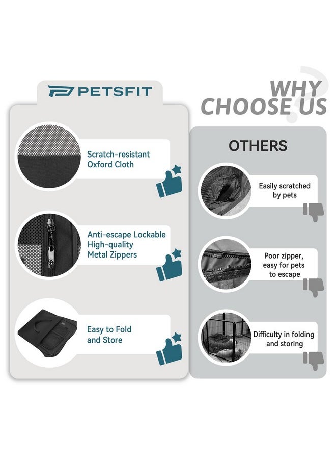 PETSFIT Dog Playpen, Pop Up 36