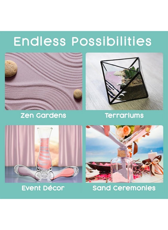 Sandsational Sparkle Lilac Colored Sand 1 lb, Craft Sand, and More, Terrarium Sand, Sand Art