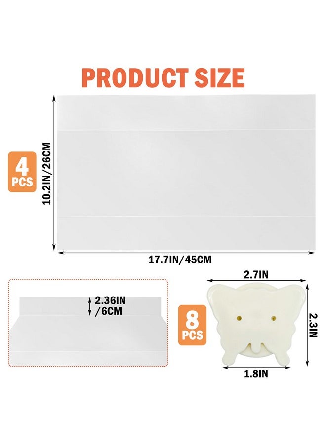 Hamiledyi 4 Pcs Pet Cage Liner 17.7