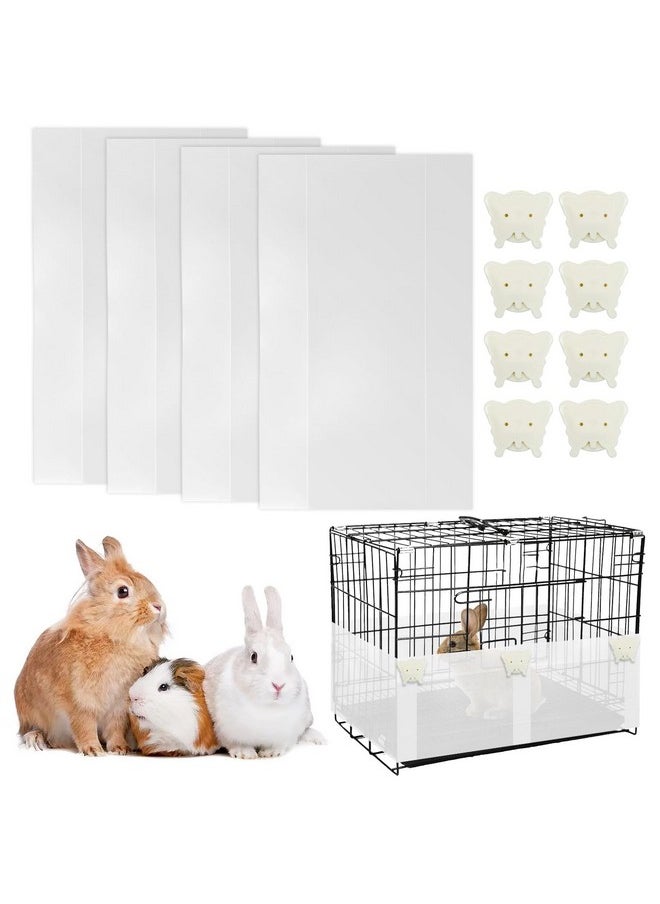 Hamiledyi 4 Pcs Pet Cage Liner 17.7