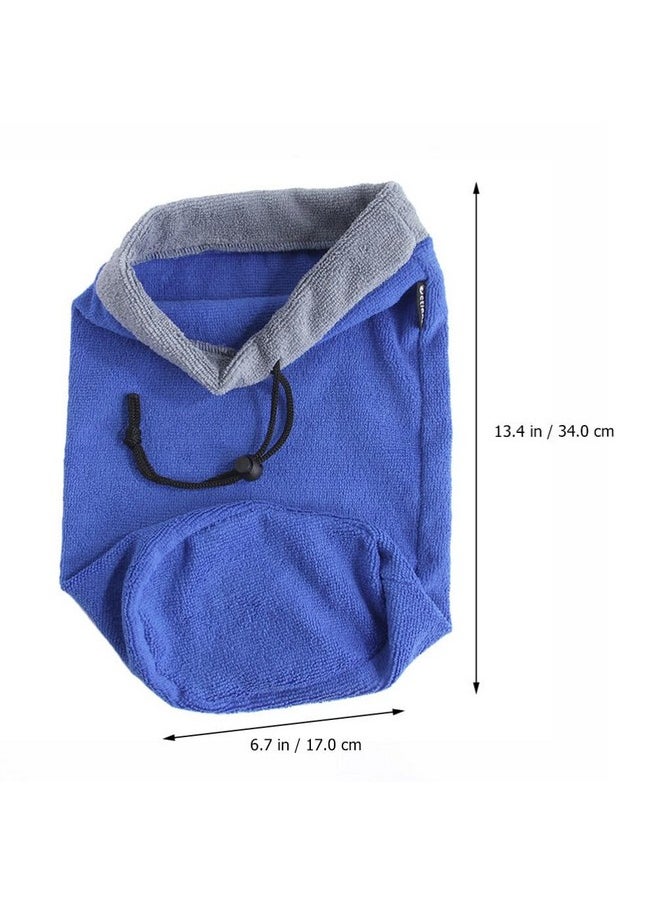 POPETPOP Hamster Bath Towel Bag: Ferret Bath Towel Bag Pet Drying Bag Flannel Absorbent Towel Bag Small Animals Bedding for Ferret Hedgehog, 9.43X13.36X0.79 in