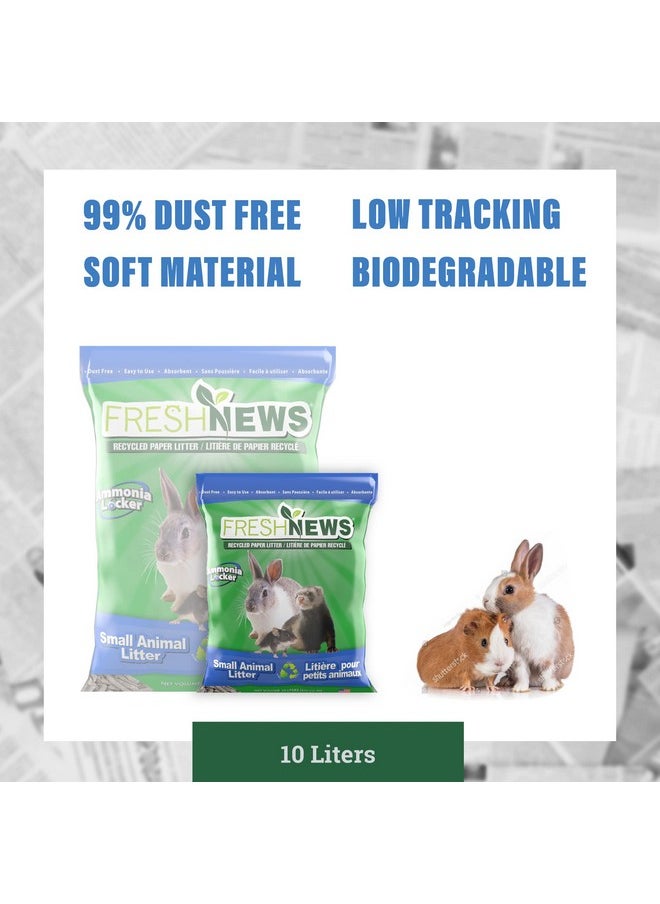 Fresh News Recycled Paper Small Animal Litter Bedding, 10 Liters